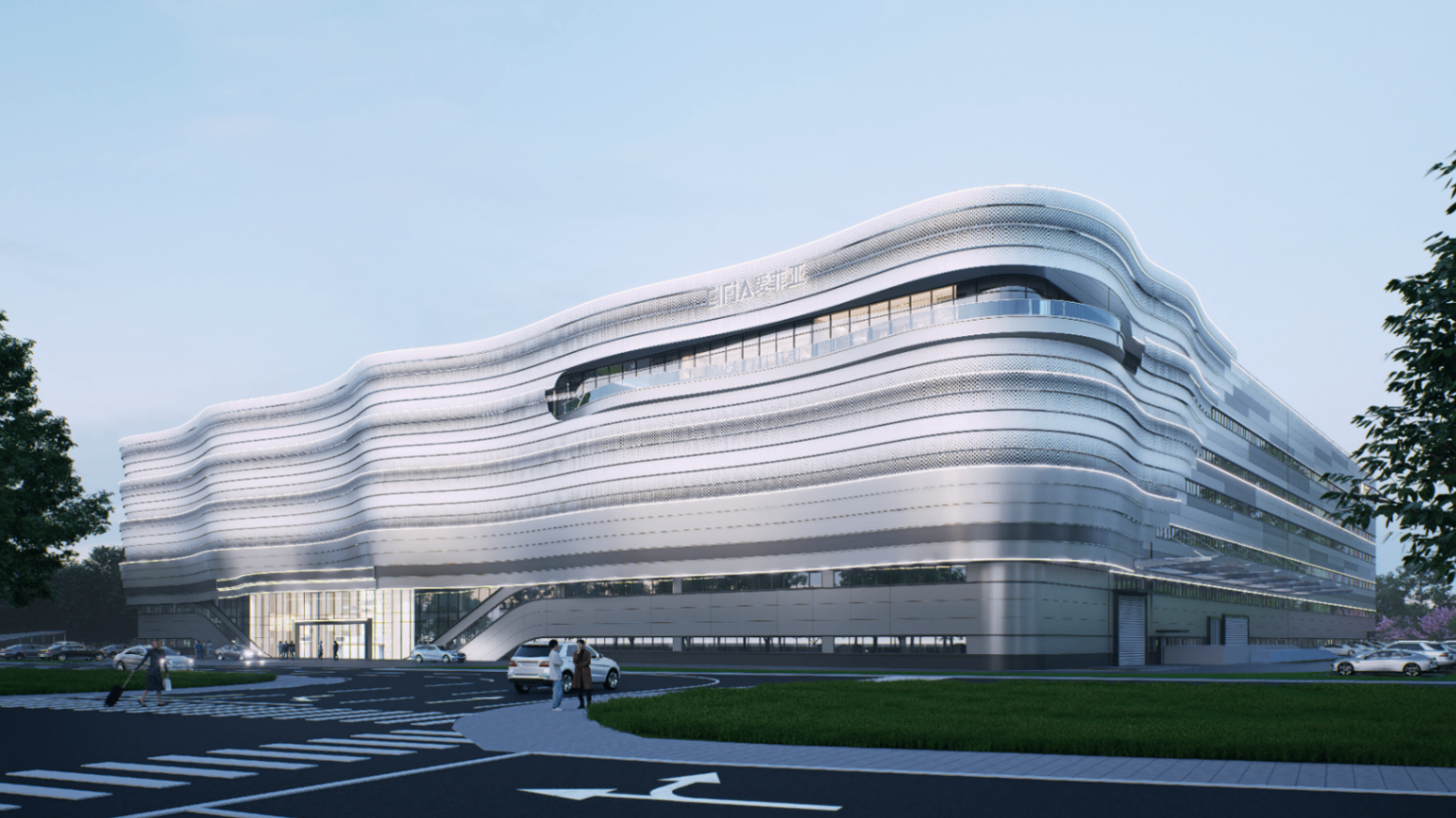 工业厂房建筑设计 工厂外立面设计案例-浙江爱菲亚新材料科技有限公司:上海大驰创新